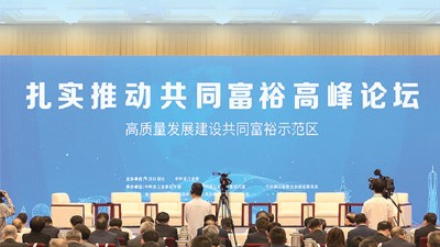 扎实推动共同富裕高峰论坛特别报道