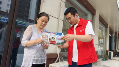 安徽移动灵璧县分公司开展“5.12”防灾减灾日宣传活动