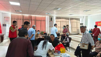 金桥街道建设青年发展“爱心义诊进社区”青年志愿服务活动