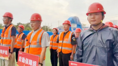 通许县住建局组织开展建筑工地应急演练