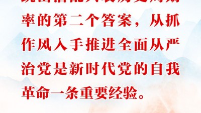 习近平论坚持从抓作风入手推进全面从严治党