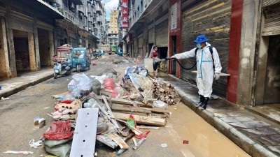 河南宝丰县蓝天救援队千里驰援榕江圆满完成消杀任务