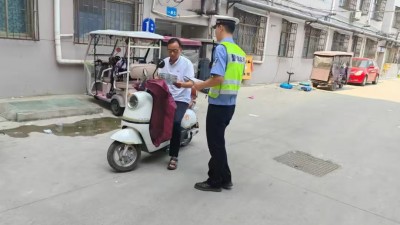 市公安局交警支队开展电动自行车交通安全管理预防交通事故发生