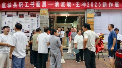 河南虞城：清“凉境——王冲新作展”在虞门书画院举行
