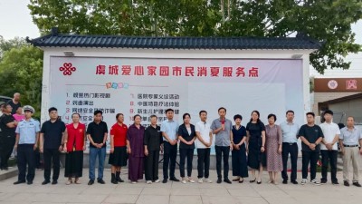 虞城县消夏服务系列活动启幕 多部门联动“集体出摊”惠民生