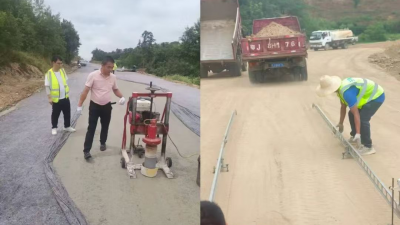 湖北麻城:  按下乡村道路提档升级“快进键”，铺就乡村振兴“快车道”！