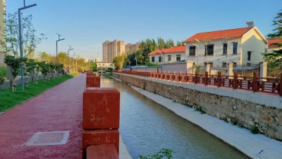 休闲 健身 赏景 遛娃 通许县涡河西支两岸景观带令人流连忘返