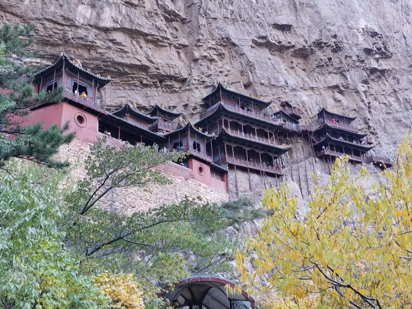 秋天的寺院